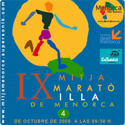IX Medio Maraton Illa de Menorca 2009