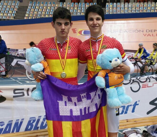 Joan albert Riera i Joan Marti Bennassar campions de Espanya.